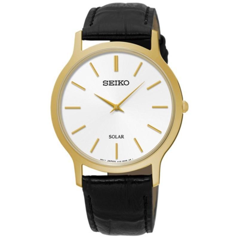 Relógio SEIKO Masculino Solar Couro SUP872B1 B1PX - Relógio